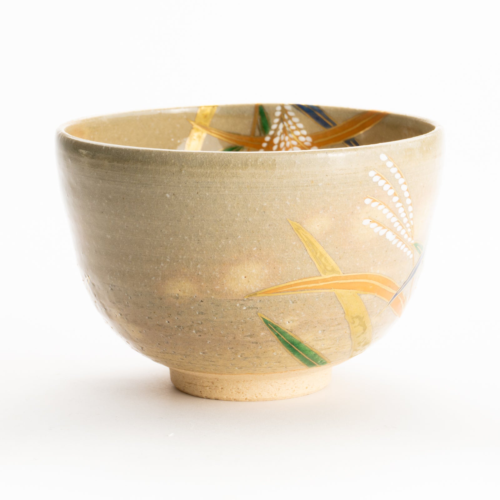 抹茶碗　乾山写 芒　善昇 KOTOPOTTER