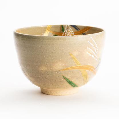 抹茶碗　乾山写 芒　善昇 KOTOPOTTER