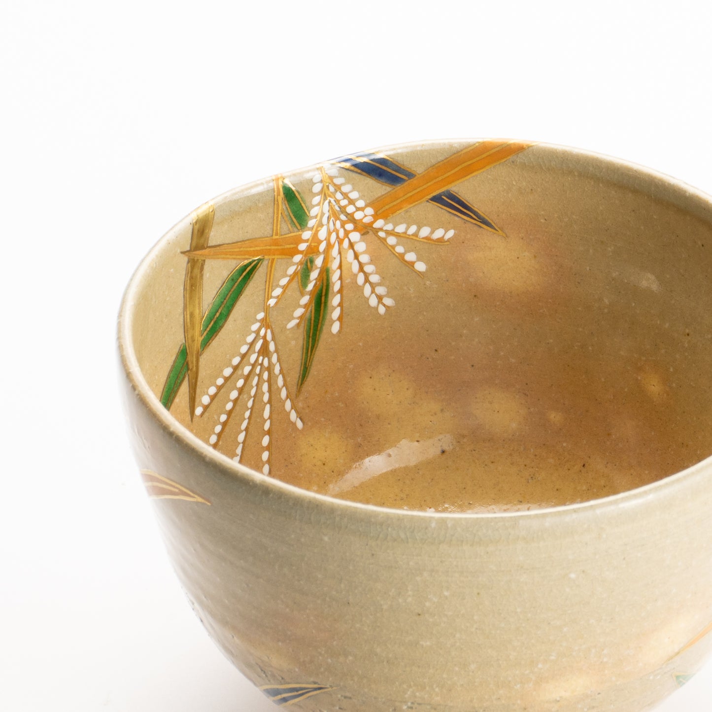 抹茶碗　乾山写 芒　善昇 KOTOPOTTER