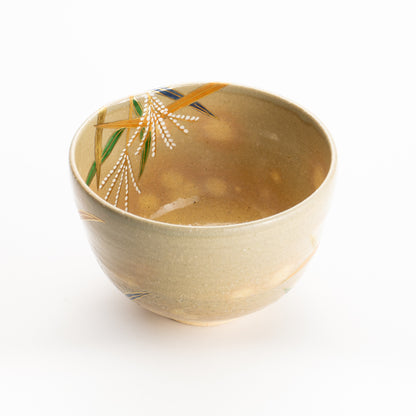 抹茶碗　乾山写 芒　善昇 KOTOPOTTER