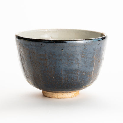 抹茶碗　灰釉掛分 富士に桜　良二 KOTOPOTTER