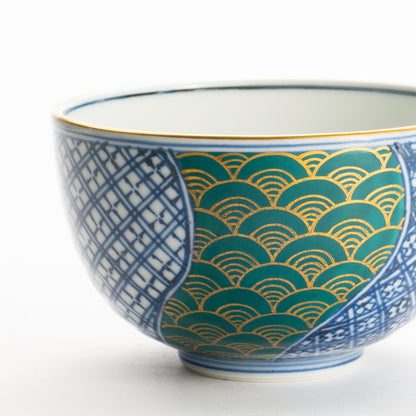 抹茶碗　捻祥瑞 金襴手　龍岳 KOTOPOTTER