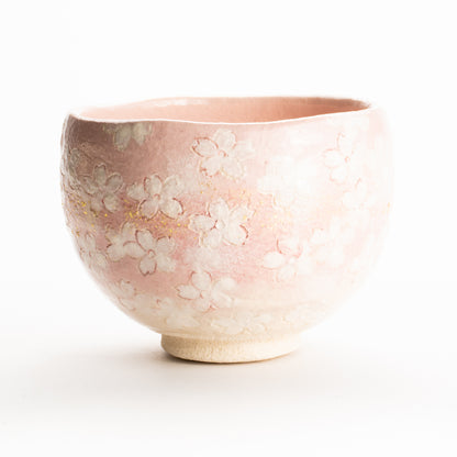 抹茶碗　桜尽くし　楽入 KOTOPOTTER