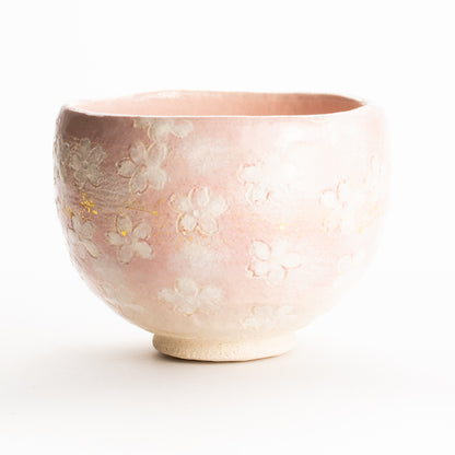 抹茶碗　桜尽くし　楽入 KOTOPOTTER