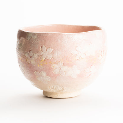 抹茶碗　桜尽くし　楽入 KOTOPOTTER