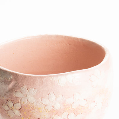 抹茶碗　桜尽くし　楽入 KOTOPOTTER