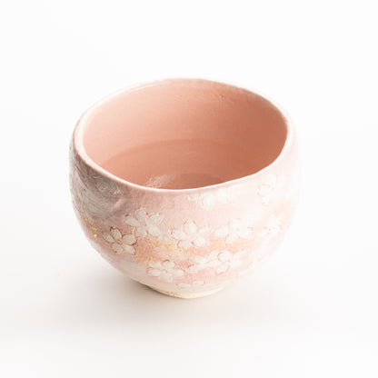 抹茶碗　桜尽くし　楽入 KOTOPOTTER