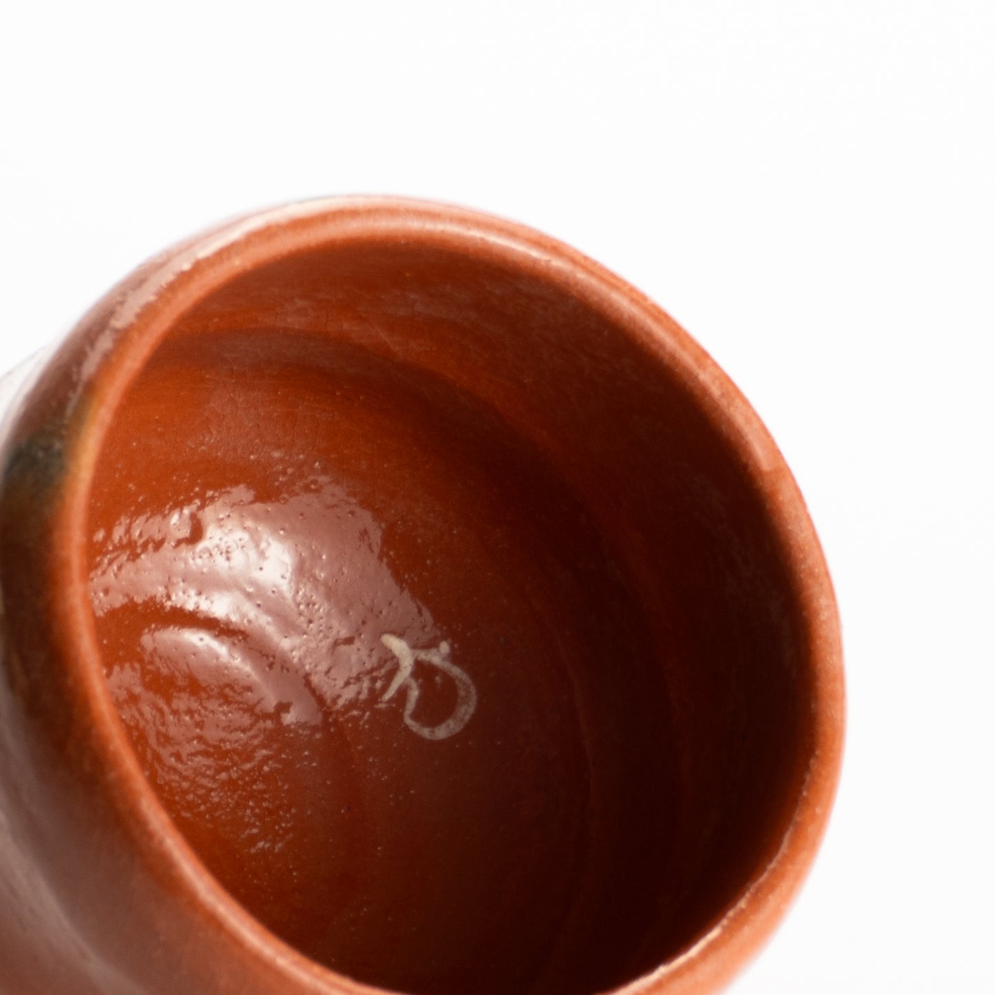 抹茶碗　赤楽"富士の絵"　楽入 KOTOPOTTER