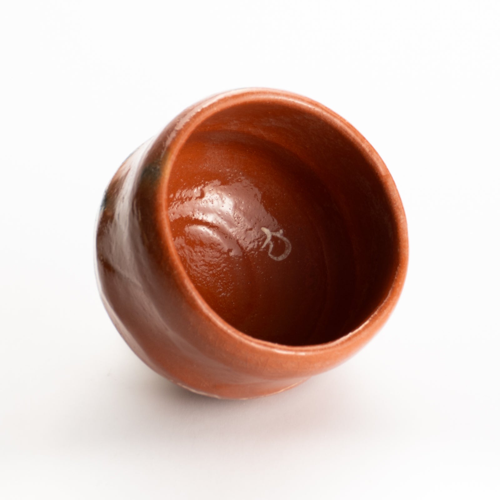 抹茶碗　赤楽"富士の絵"　楽入 KOTOPOTTER
