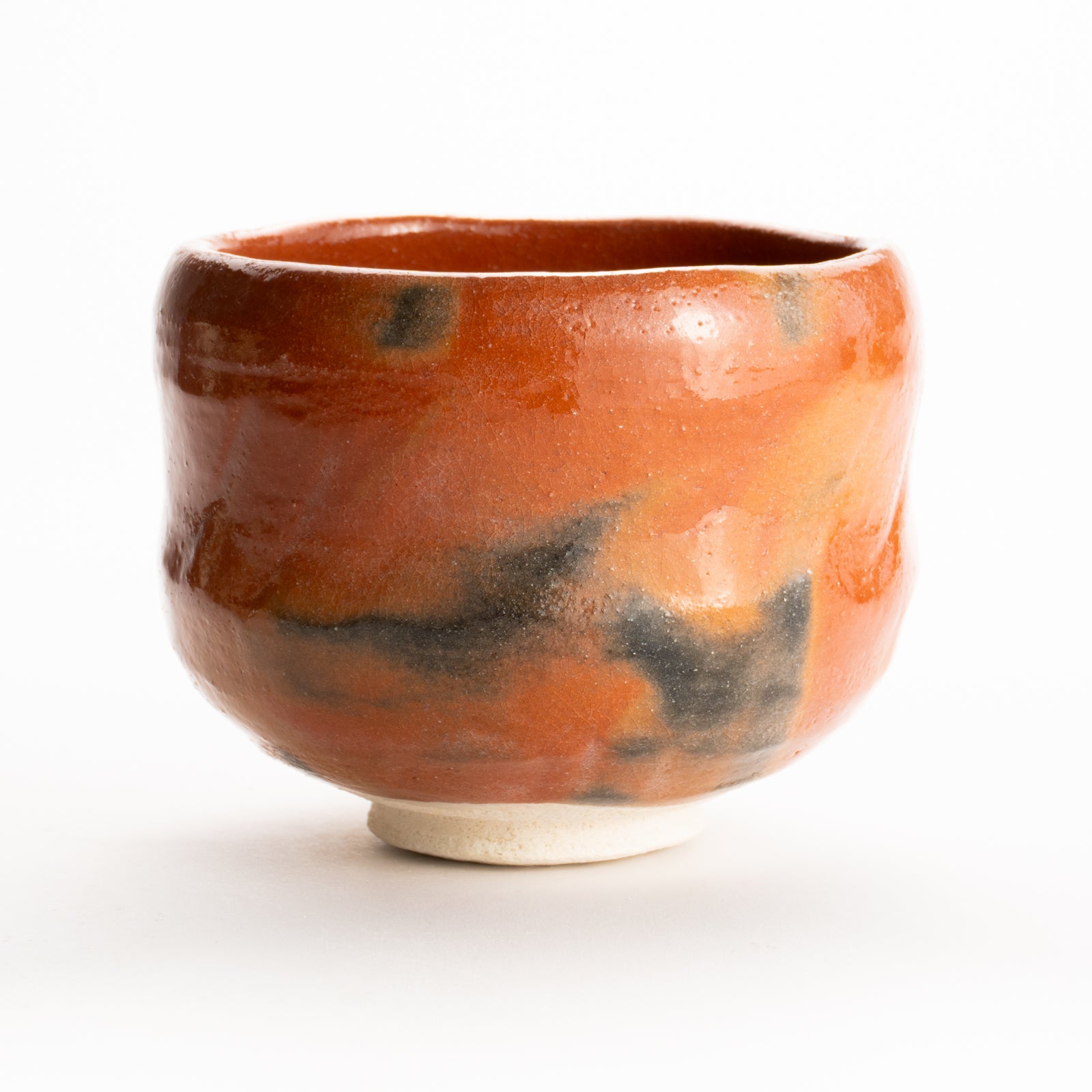 抹茶碗　赤楽"富士の絵"　楽入 KOTOPOTTER
