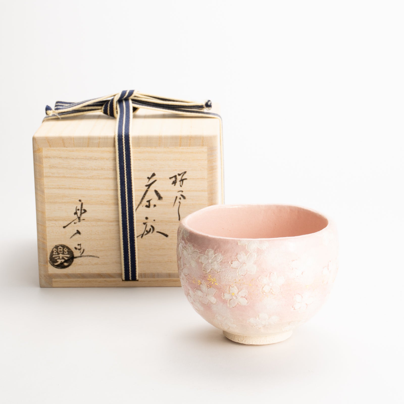 抹茶碗　桜尽くし　楽入 KOTOPOTTER