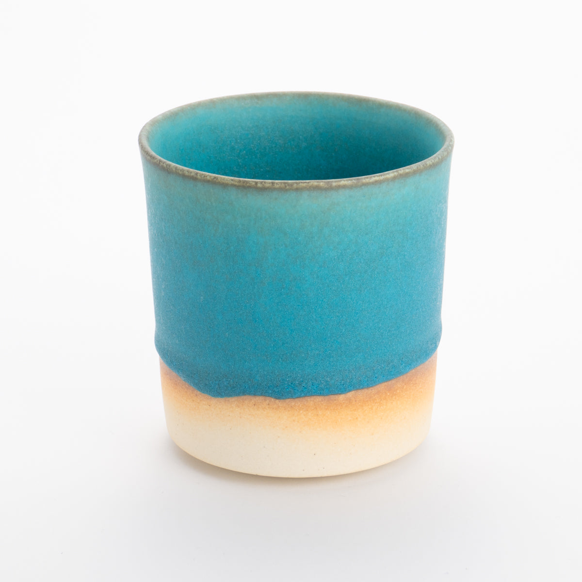 ロックカップ　碧彩結晶釉　岩華窯 高木竜太 - Handcrafted Japanese pottery from Kyoto - Kyo ware / Kiyomizu ware.