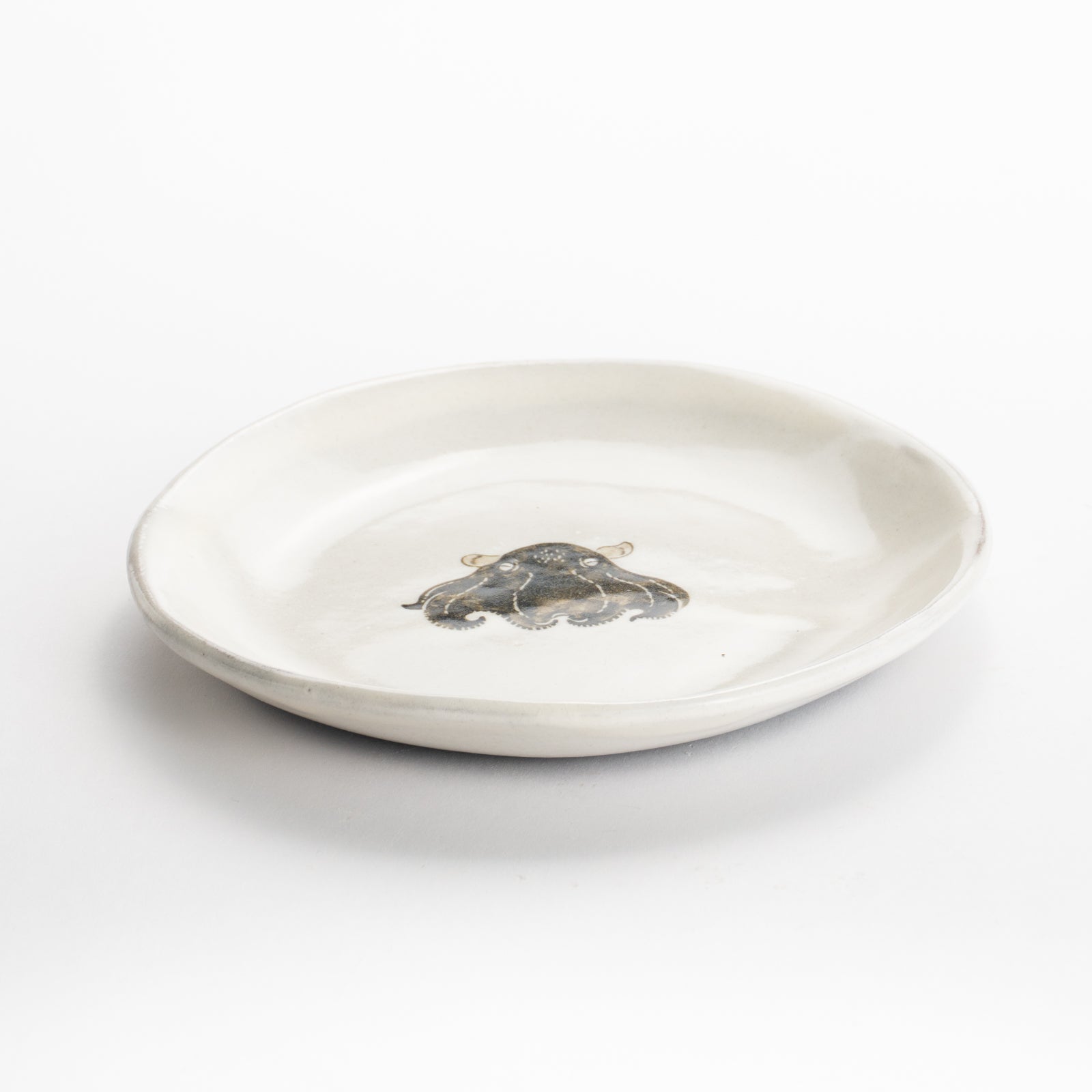 【清水焼】4.5寸 平皿　メンダコ　澤田卓伸 KOTOPOTTER
