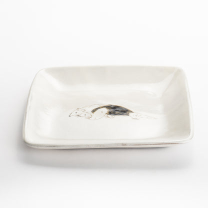 【清水焼】正角皿　ミナミコアリクイ　澤田卓伸 KOTOPOTTER