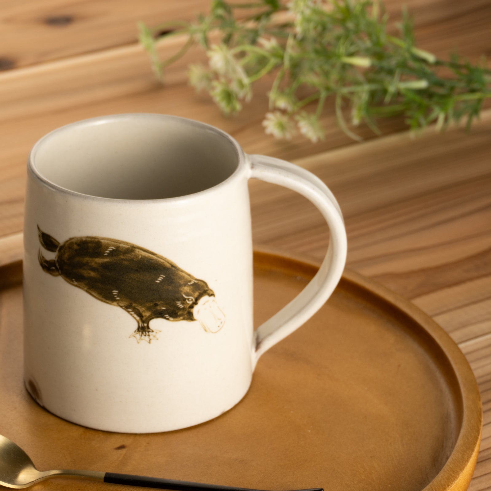 【清水焼】マグカップ　カモノハシ　澤田卓伸 KOTOPOTTER