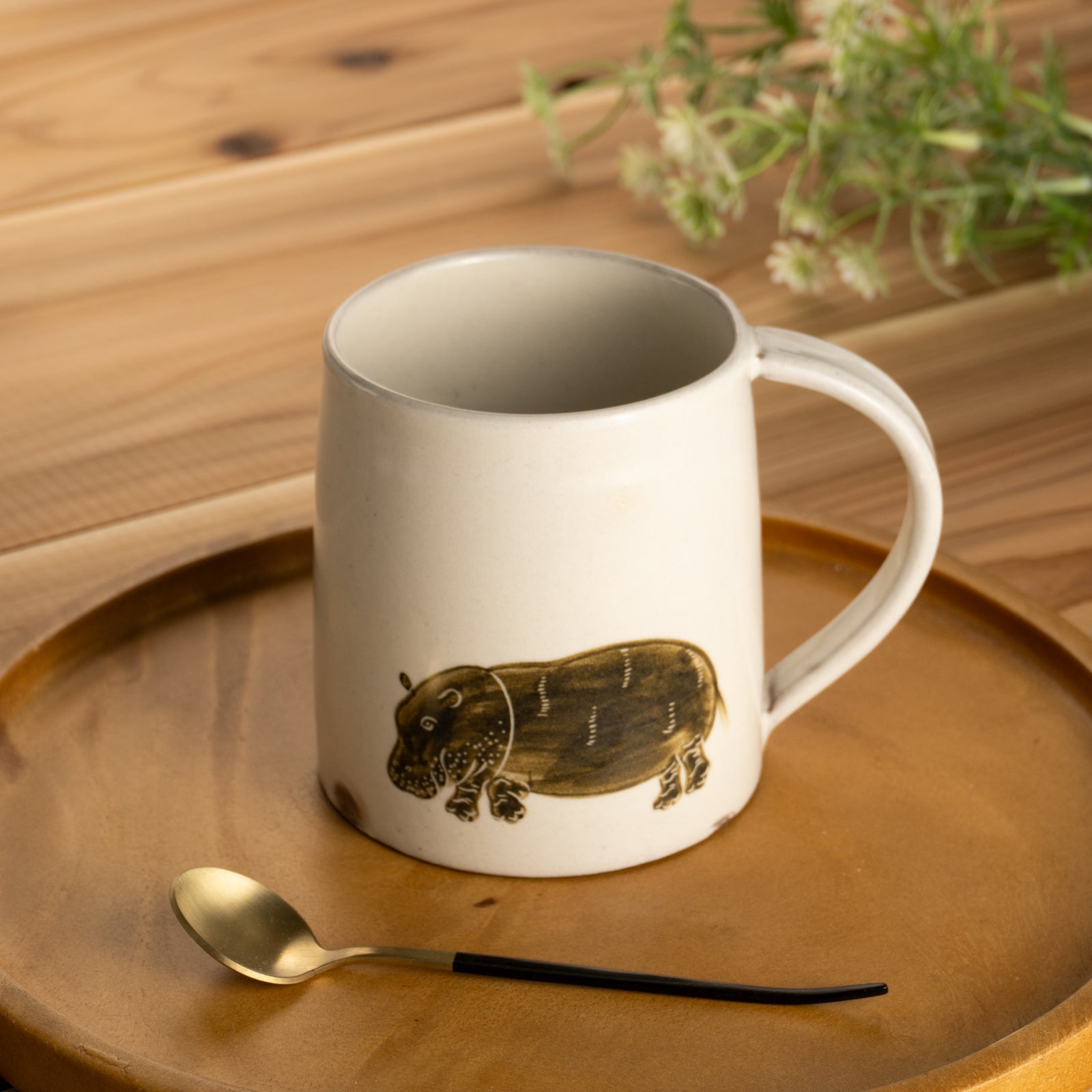 【清水焼】マグカップ　カバ　澤田卓伸 KOTOPOTTER