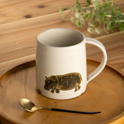 【清水焼】マグカップ　カバ　澤田卓伸 KOTOPOTTER