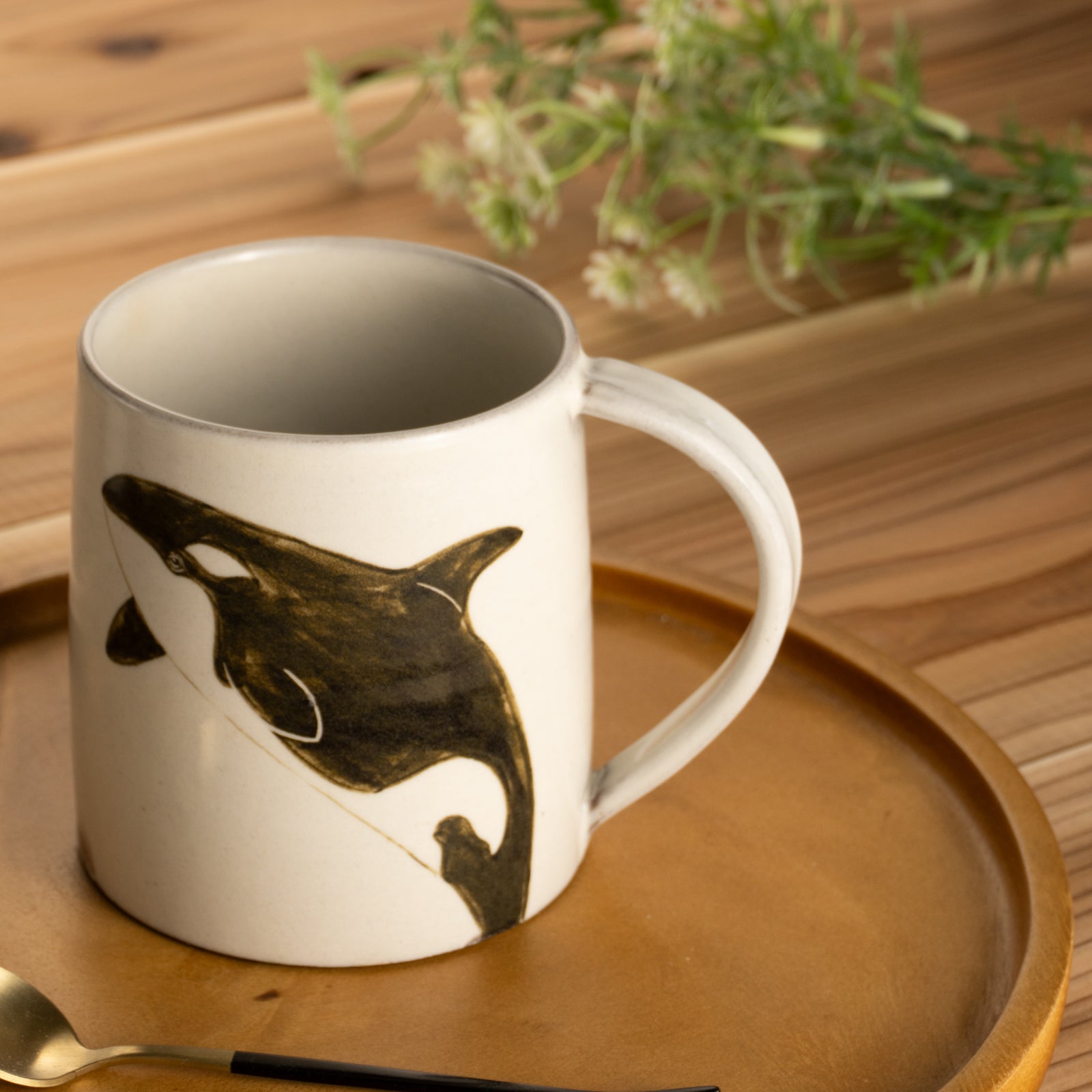 【清水焼】マグカップ　シャチ　澤田卓伸 KOTOPOTTER