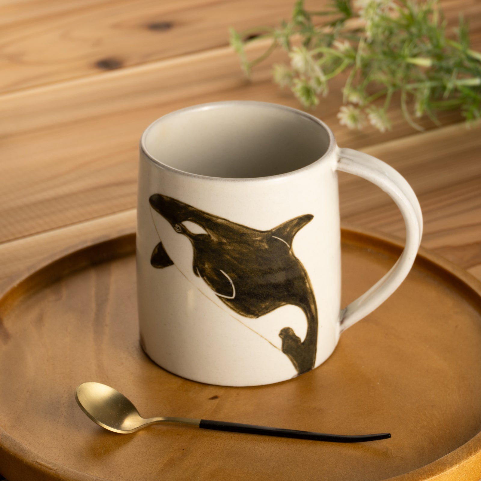 【清水焼】マグカップ　シャチ　澤田卓伸 KOTOPOTTER