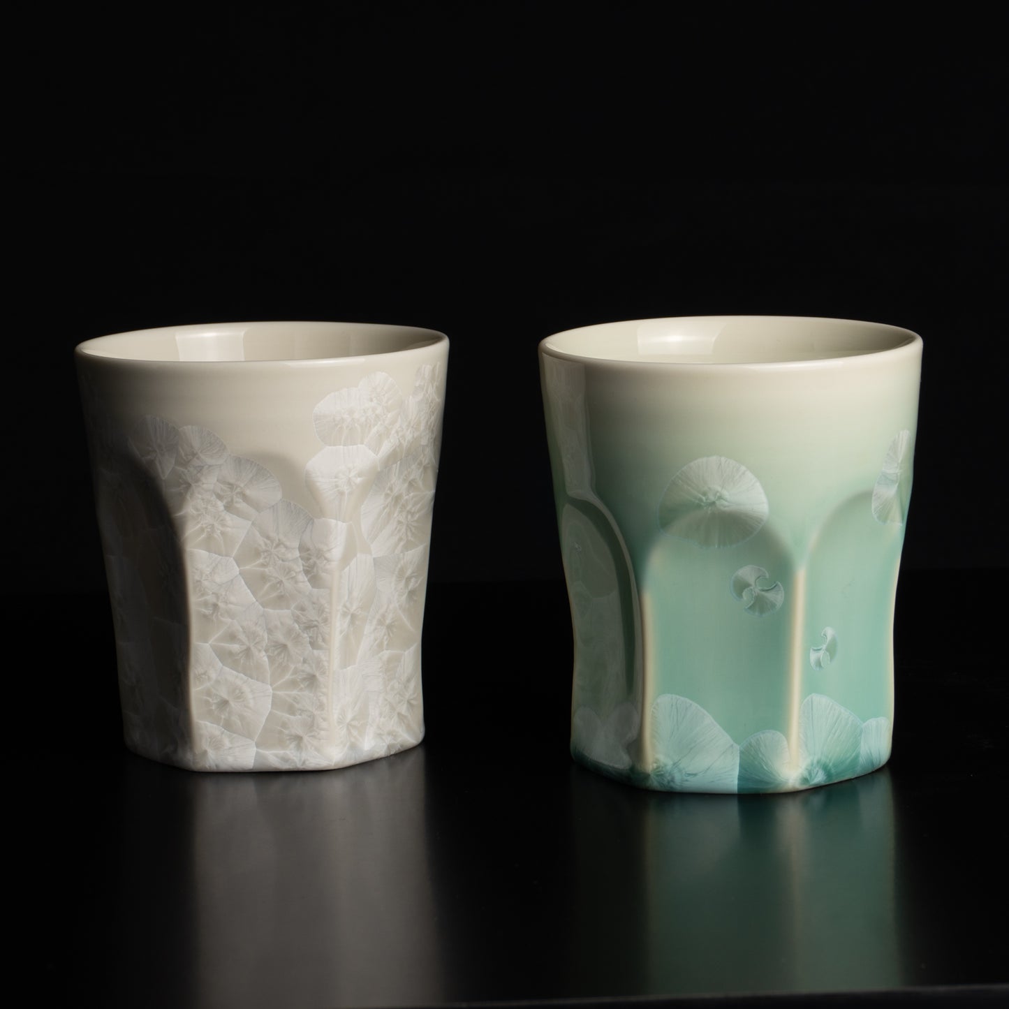 【清水焼】ペアロックグラス　燦彩  萌＆曄々　前田五雲 KOTOPOTTER