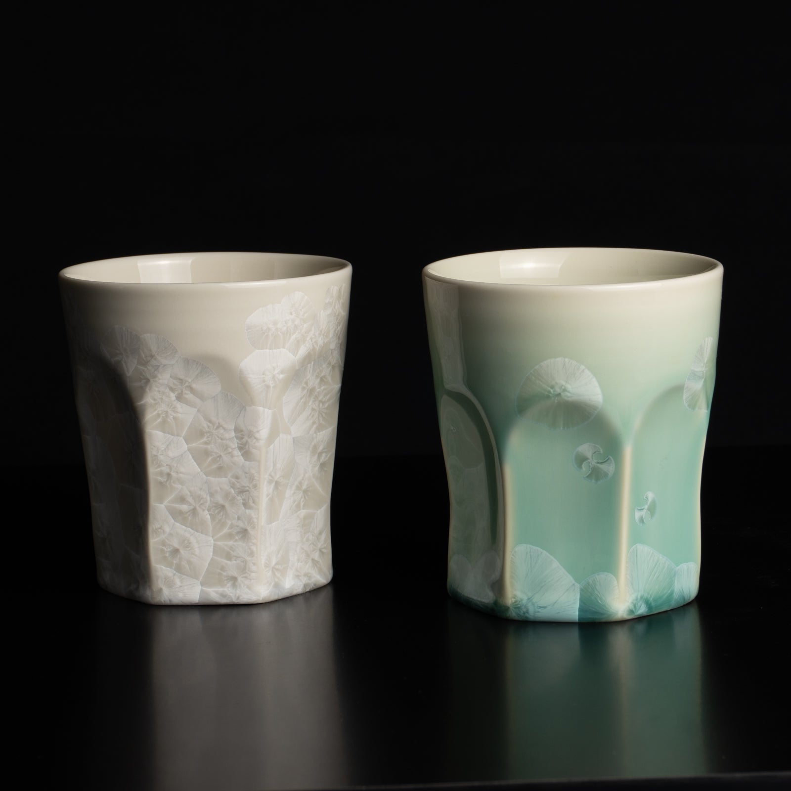 【清水焼】ペアロックグラス　燦彩  萌＆曄々　前田五雲 KOTOPOTTER