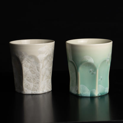 【清水焼】ペアロックグラス　燦彩  萌＆曄々　前田五雲 KOTOPOTTER