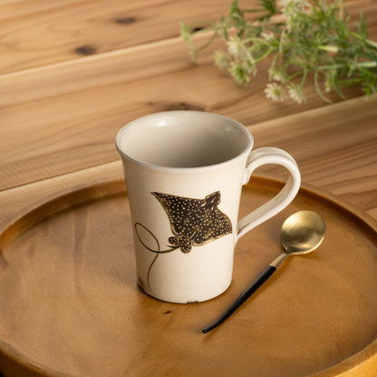 【清水焼】コーヒーカップ　マダラトビエイ　澤田卓伸 KOTOPOTTER
