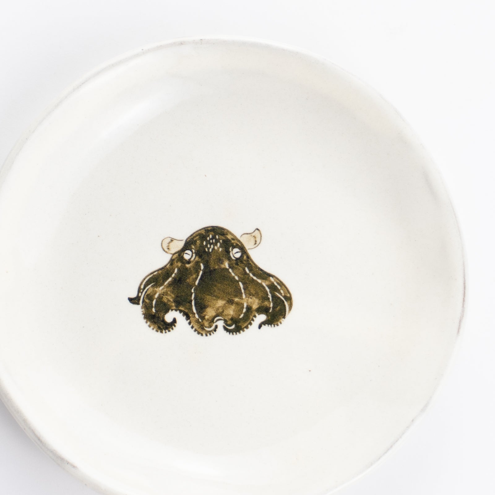 【清水焼】4.5寸 平皿　メンダコ　澤田卓伸 KOTOPOTTER