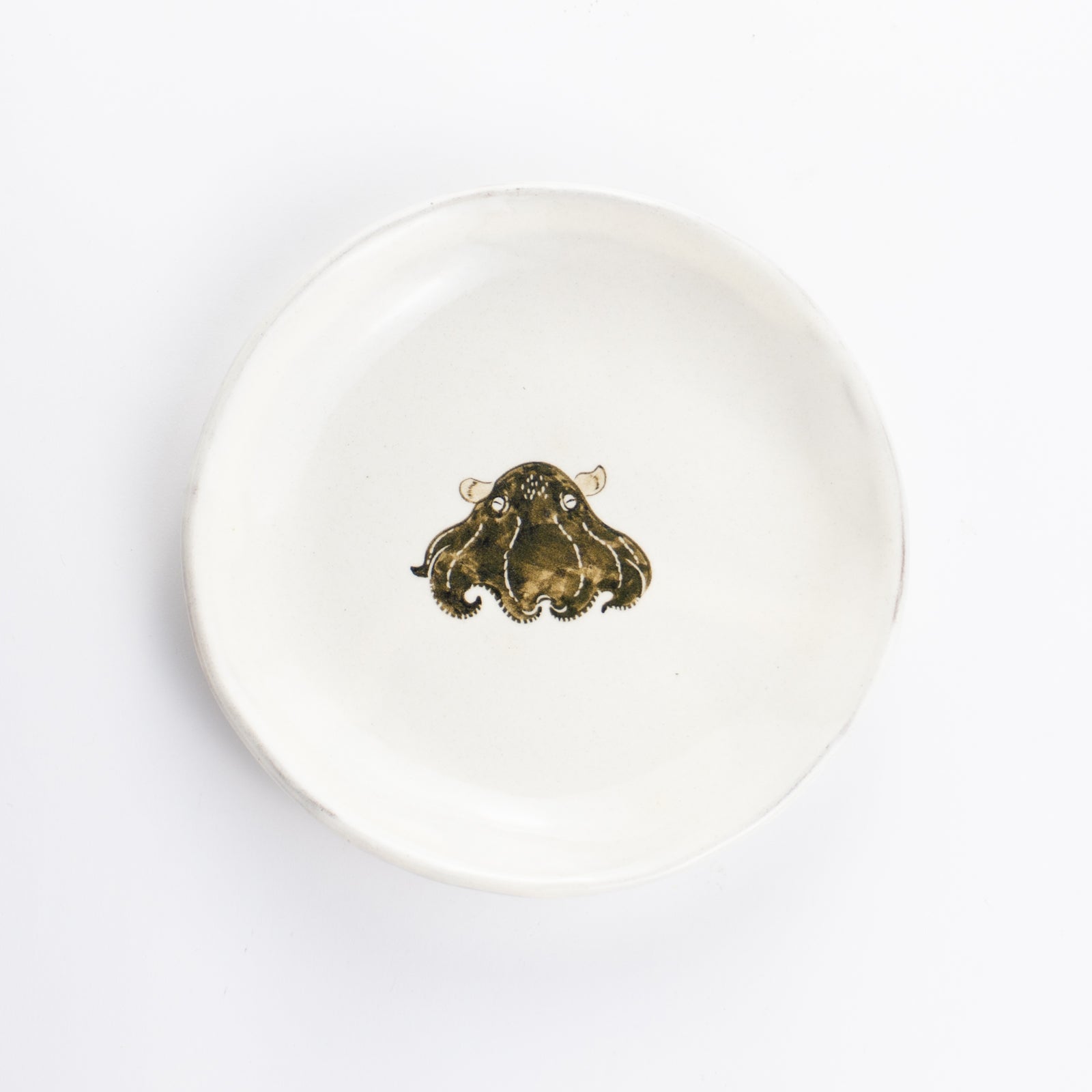 【清水焼】4.5寸 平皿　メンダコ　澤田卓伸 KOTOPOTTER