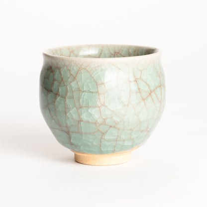 湯呑　青瓷　和泉良法 KOTOPOTTER