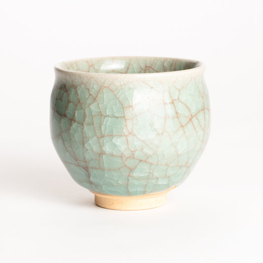 湯呑　青瓷　和泉良法 KOTOPOTTER