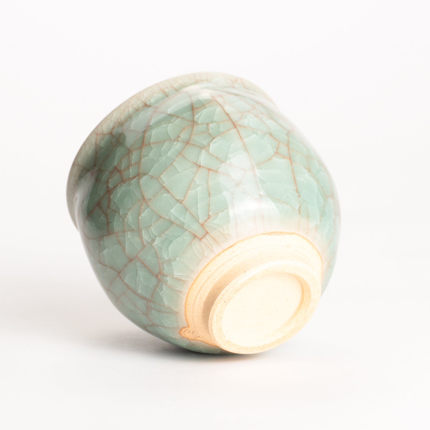 湯呑　青瓷　和泉良法 KOTOPOTTER