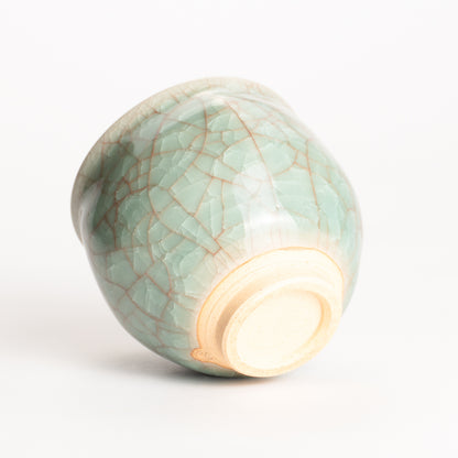 湯呑　青瓷　和泉良法 KOTOPOTTER