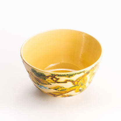 抹茶碗　黄金交趾 "三賢人"　一如 KOTOPOTTER