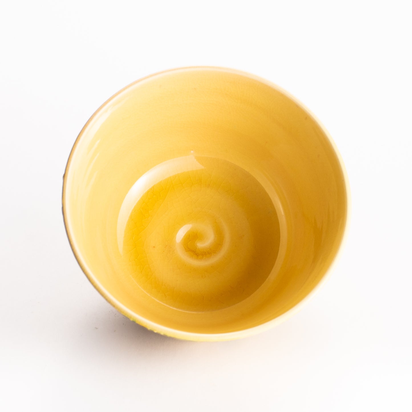 抹茶碗　黄金交趾 "三賢人"　一如 KOTOPOTTER