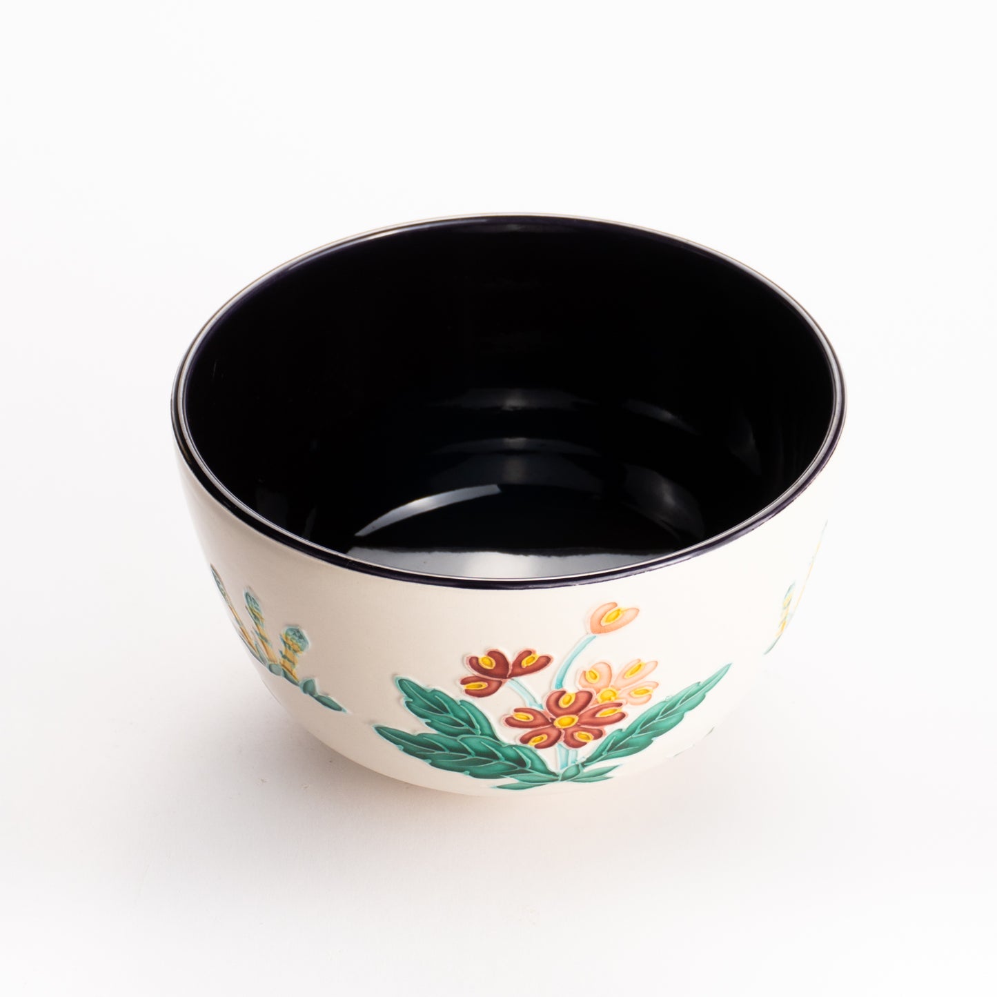 抹茶碗　交趾 "春の絵"　一如 KOTOPOTTER