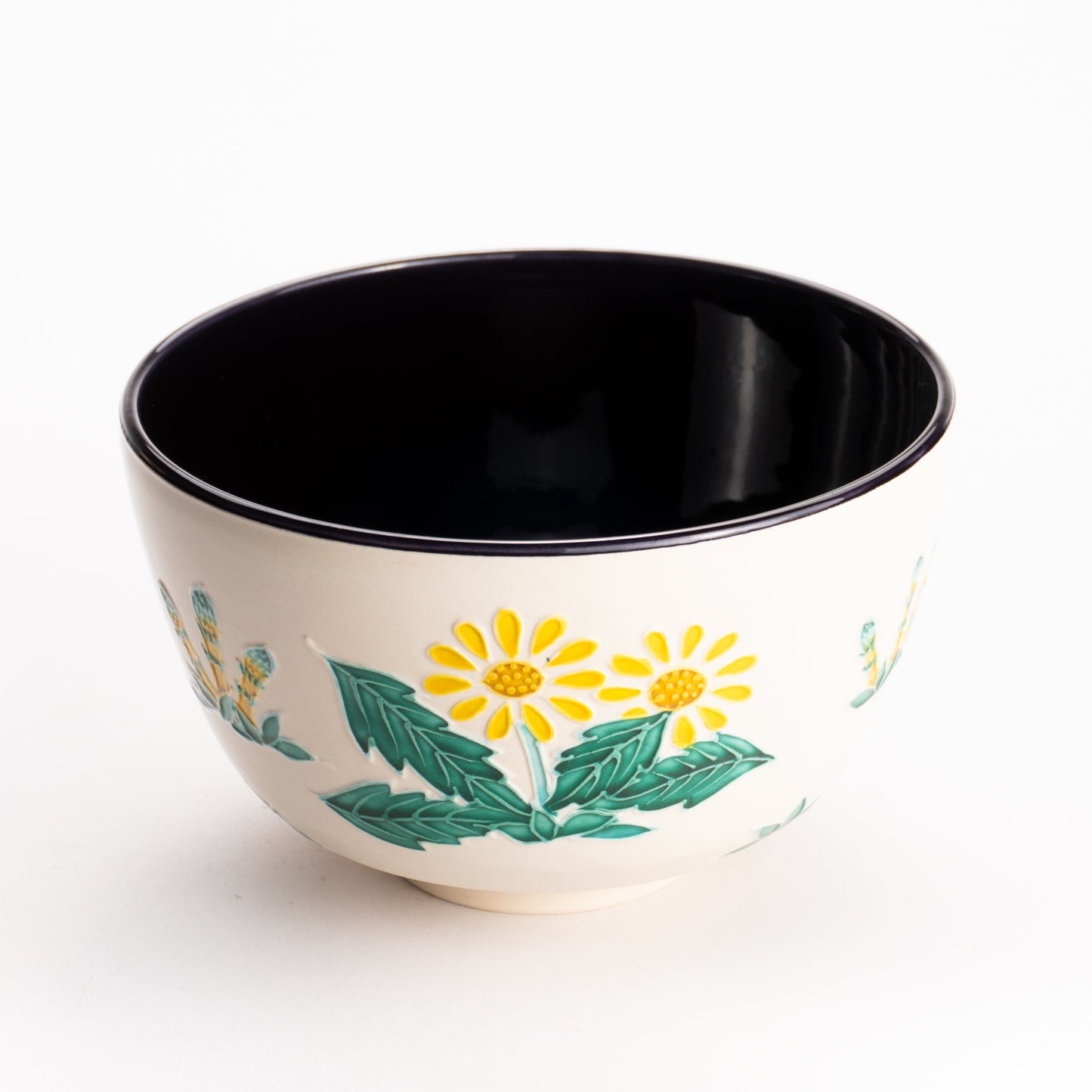 抹茶碗　交趾 "春の絵"　一如 KOTOPOTTER