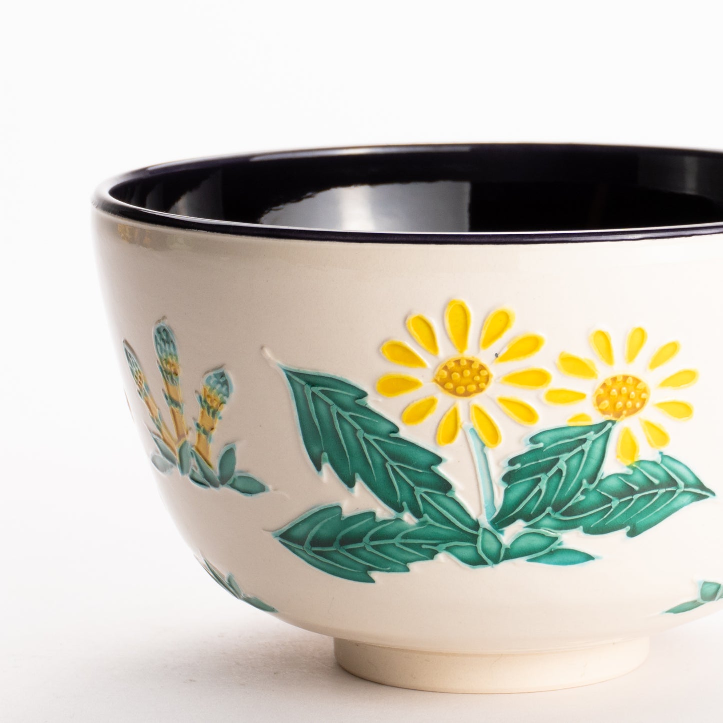 抹茶碗　交趾 "春の絵"　一如 KOTOPOTTER