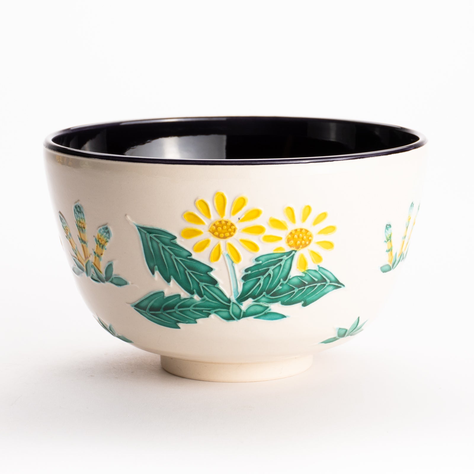 抹茶碗　交趾 "春の絵"　一如 KOTOPOTTER