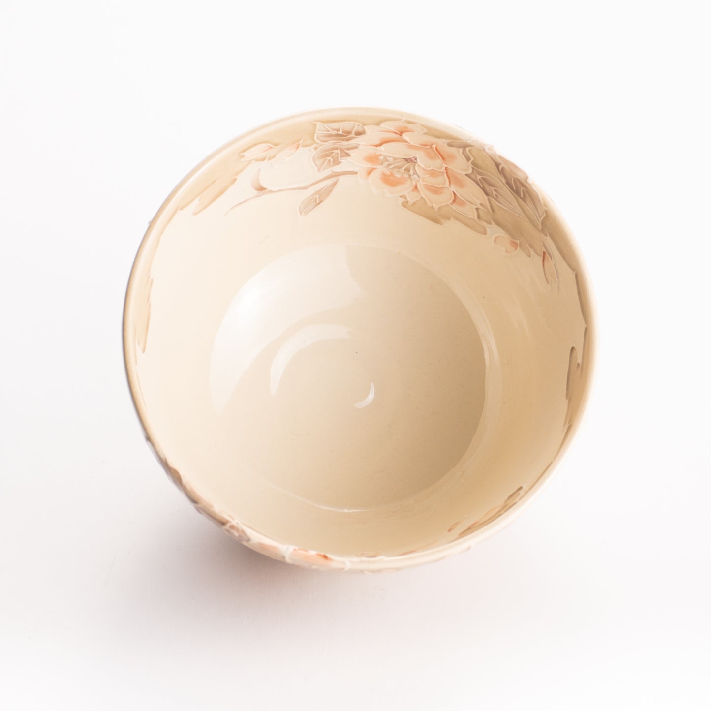 抹茶碗　白鳳交趾 "桜に雲"　一如 KOTOPOTTER