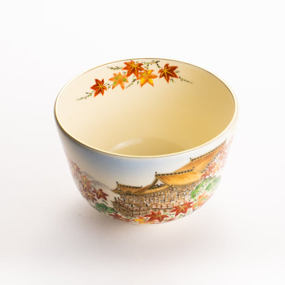 抹茶碗　秋の清水寺　陶楽 KOTOPOTTER