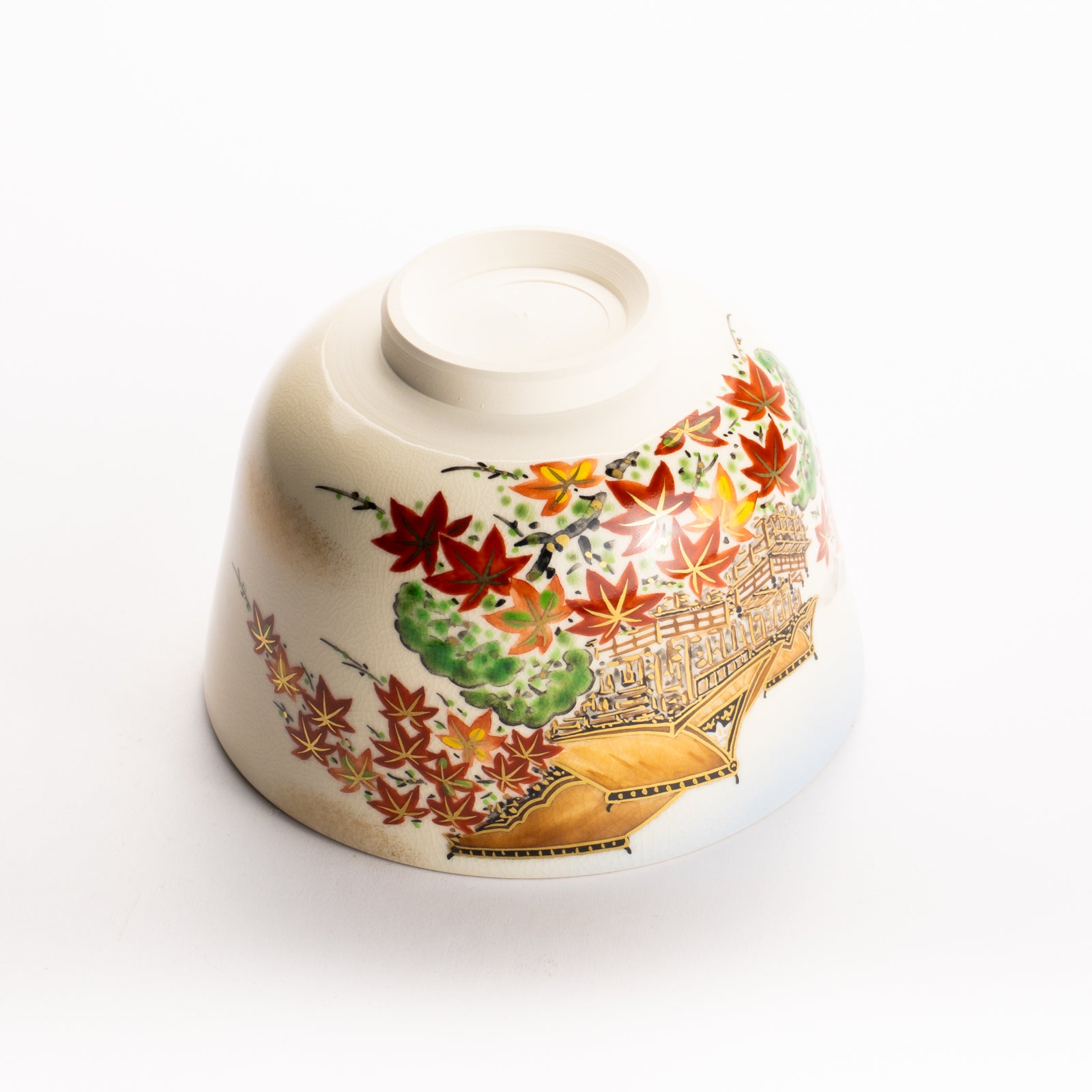 抹茶碗　秋の清水寺　陶楽 KOTOPOTTER