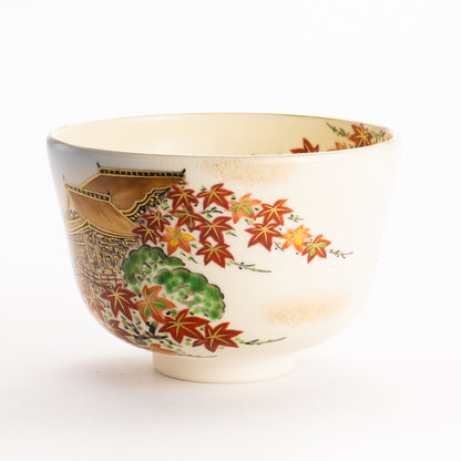 抹茶碗　秋の清水寺　陶楽 KOTOPOTTER