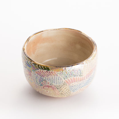 抹茶碗　ラスター彩鳳凰　俊山窯 KOTOPOTTER