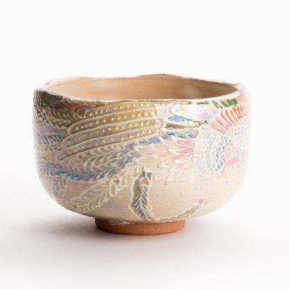 抹茶碗　ラスター彩鳳凰　俊山窯 KOTOPOTTER