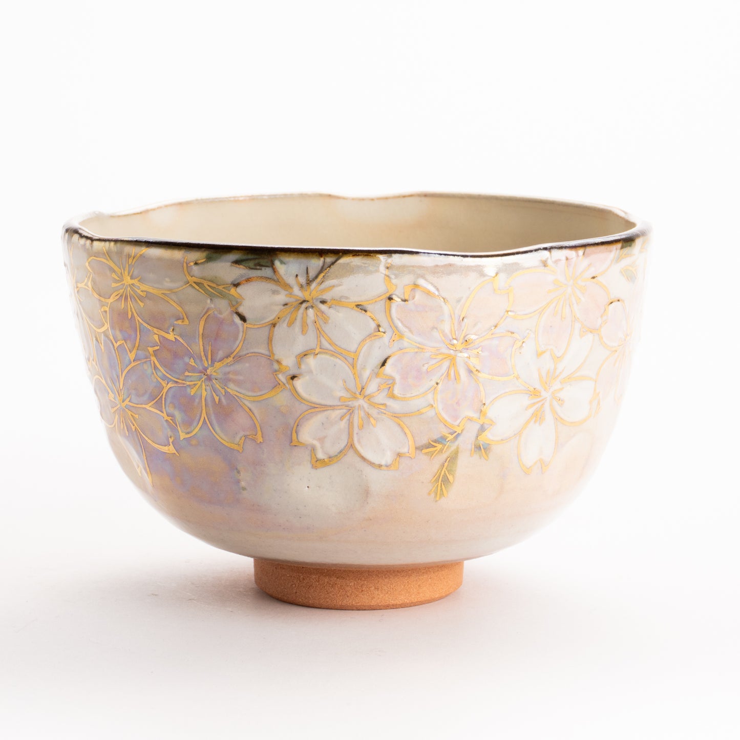 抹茶碗　ラスター彩 桜図　俊山窯 KOTOPOTTER