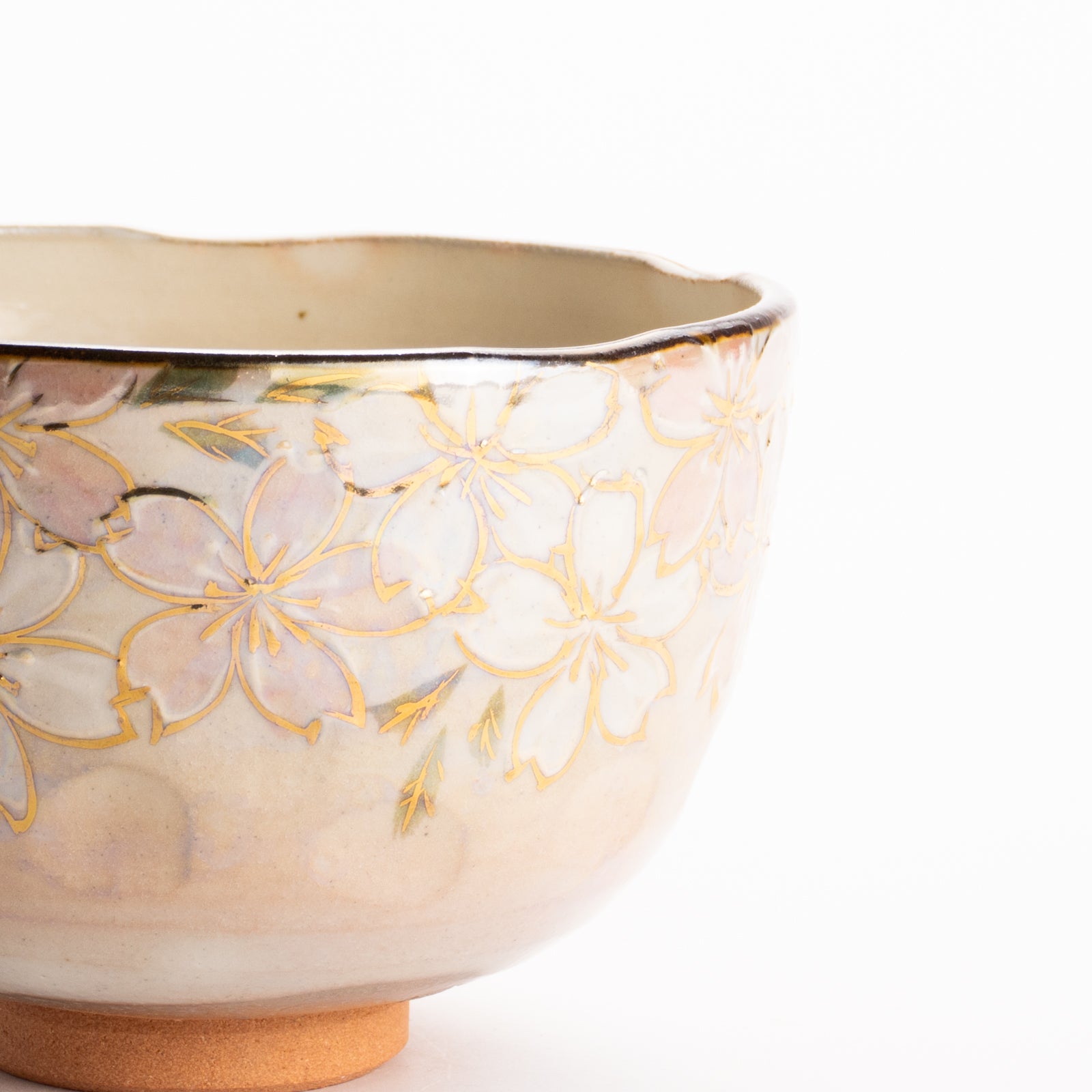抹茶碗　ラスター彩 桜図　俊山窯 KOTOPOTTER