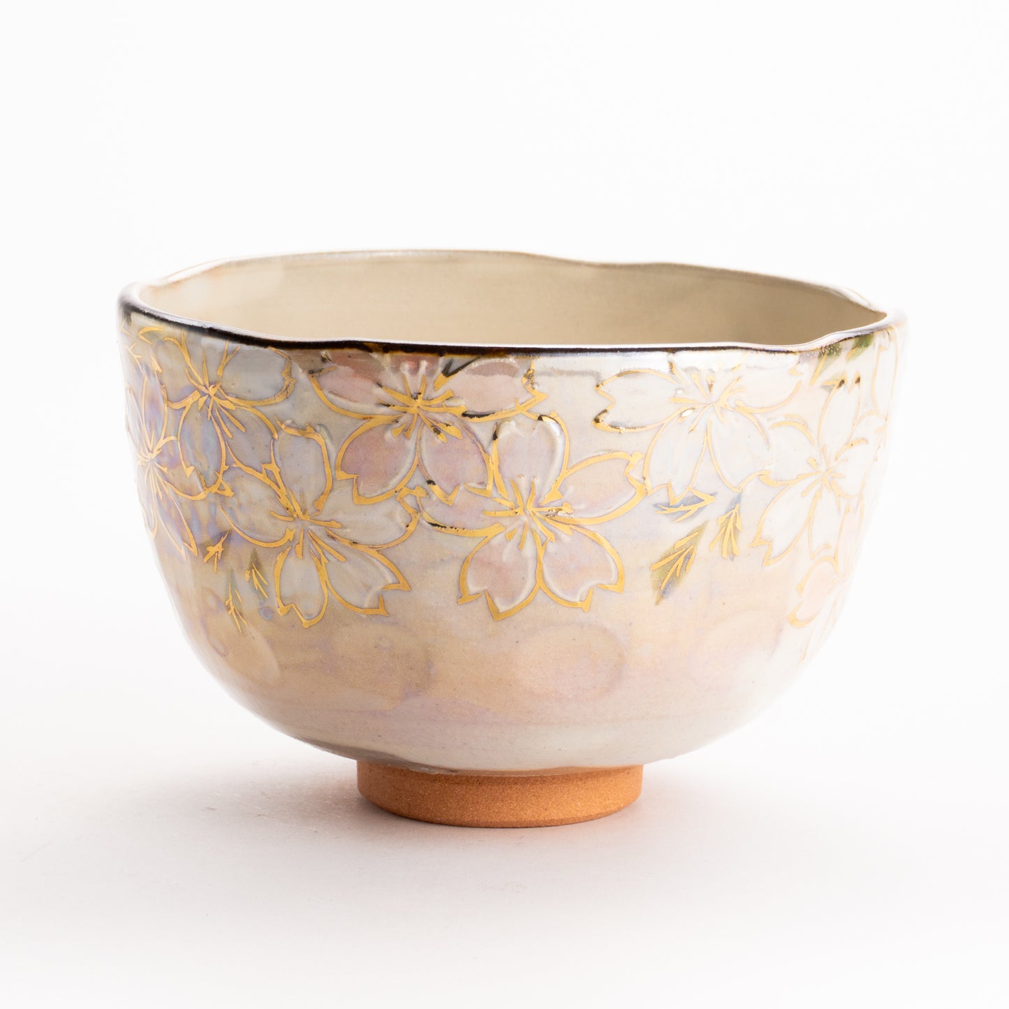 抹茶碗　ラスター彩 桜図　俊山窯 KOTOPOTTER