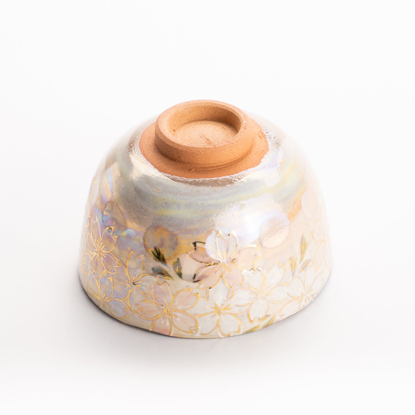 抹茶碗　ラスター彩 桜図　俊山窯 KOTOPOTTER