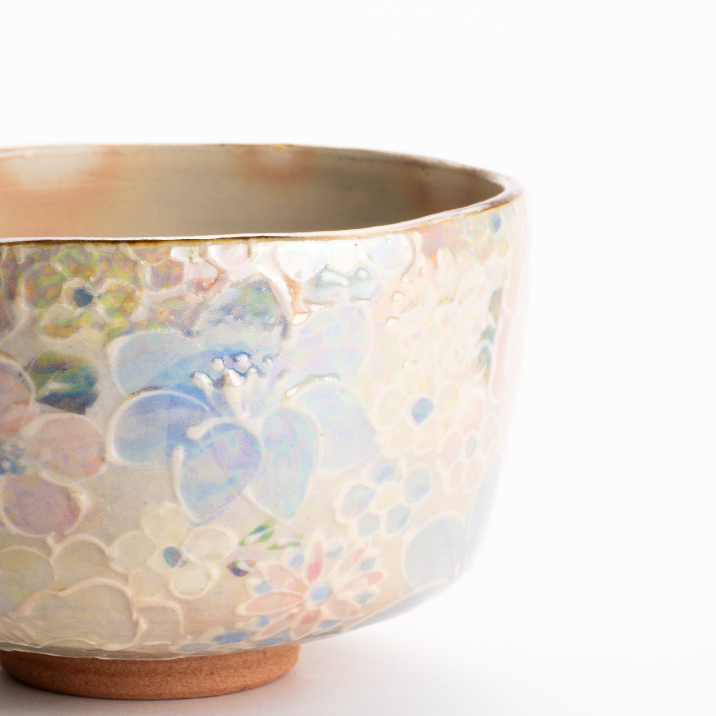 抹茶碗　ラスター彩 花詰　俊山窯 KOTOPOTTER